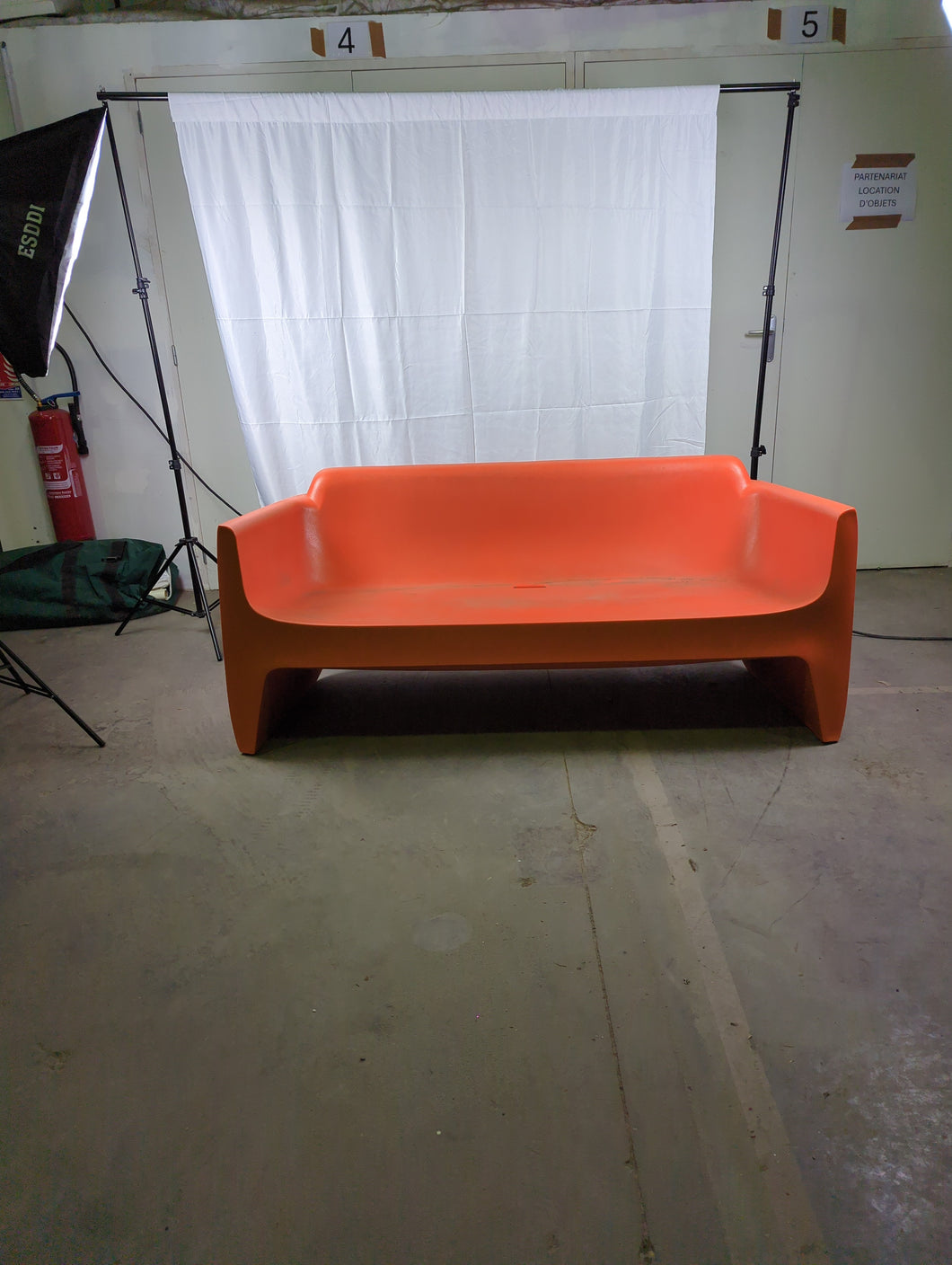 Banquette orange